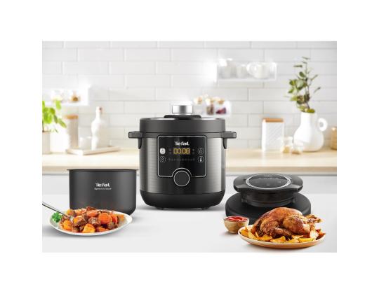 Tefal Turbo Cuisine & Fry, 1200 W, musta - Moni- ja painekattila