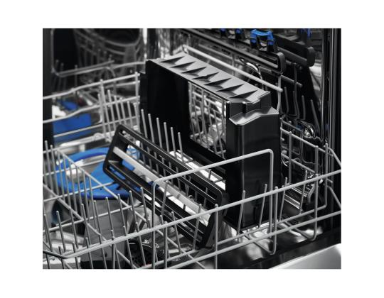 Electrolux, leveys 83 cm, kehyksetön, musta - Integroitu induktioliesi liesituulettimella