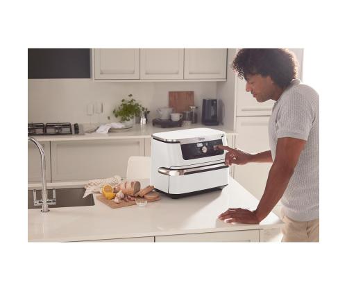 Ninja Foodi FlexDrawer Dual, 10,4 L, 2470 W, valkoinen - Kuumailmapannu