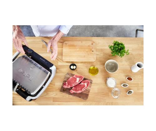 Tefal OptiGrill Elite, 2000 W, ruostumaton teräs - Pöytägrilli