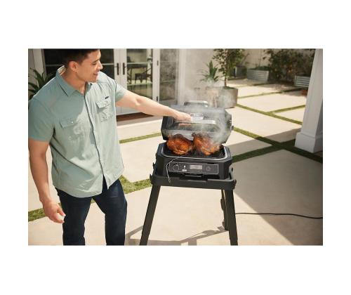 Ninja Woodfire Pro XL, musta - Sähköinen ulkogrilli