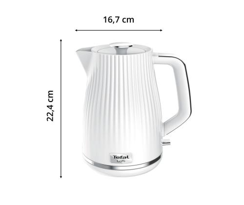 Tefal Loft, 1,7 L, valkoinen - Vedenkeitin