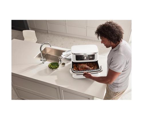 Ninja Foodi FlexDrawer Dual, 10,4 L, 2470 W, valkoinen - Kuumailmapannu