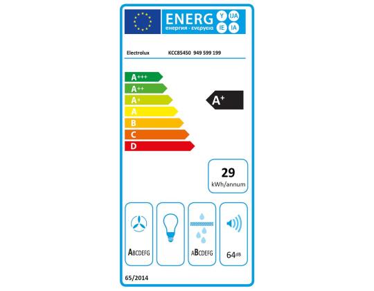 Electrolux, leveys 83 cm, kehyksetön, musta - Integroitu induktioliesi liesituulettimella