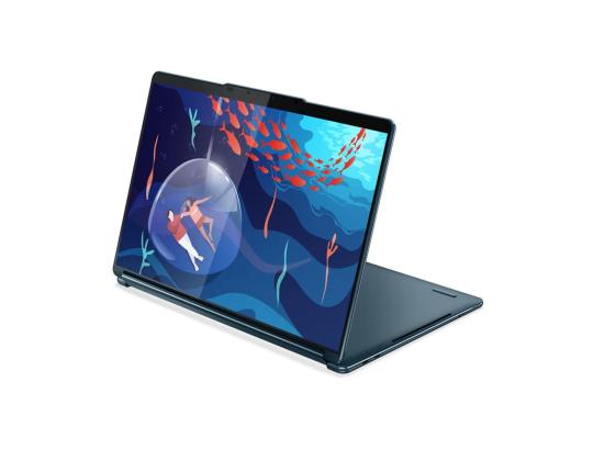 Lenovo Yoga Book 9 13IRU8, 13,3", 2,8K, OLED, kosketusnäyttö, i7, 16 Gt, 1 TB, ENG, turkoosinsininen - Kannettava