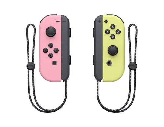 Nintendo Joy-Con, vaaleanpunainen ja keltainen – peliohjaimet