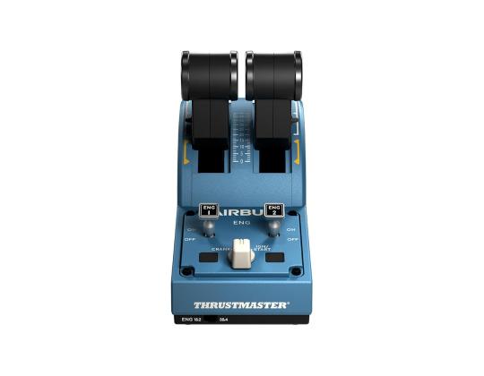 Thrustmaster TCA Quadrant Airbus Edition, sininen - Simulaattorikaasu