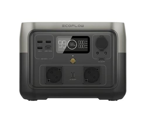 EcoFlow RIVER 2 Max 512 Wh - kaasulla toimiva kannettava akkuasema / akkupankki
