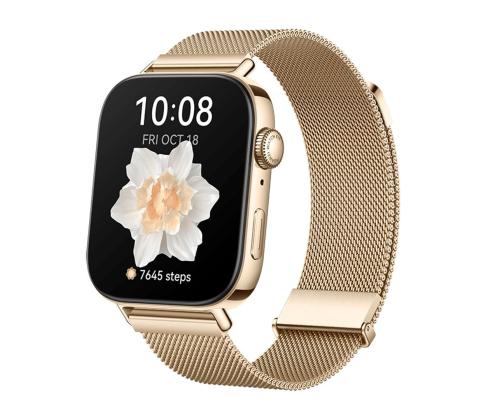 Huawei Watch Fit 3, metalli, kulta - Älykello - Smartwatch