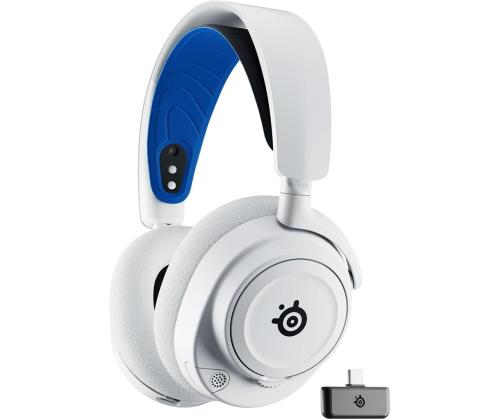 SteelSeries Arctis Nova 7P Wireless, PlayStation 5, valkoinen - Langattomat kuulokkeet -