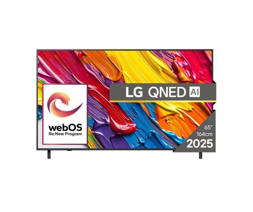 LG QNED82 AI, 65'', 4K UHD, QNED, musta - TV-laite