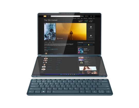 Lenovo Yoga Book 9 13IRU8, 13,3", 2,8K, OLED, kosketusnäyttö, i7, 16 Gt, 1 TB, ENG, turkoosinsininen - Kannettava