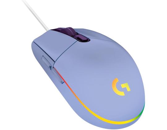 Logitech G102 LightSync, lilla - Juhtmega optiline hiir
