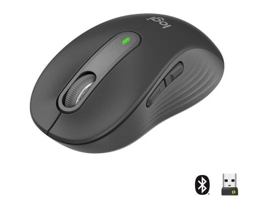 Logitech Signature M650, hiljainen, musta - Langaton optinen hiiri