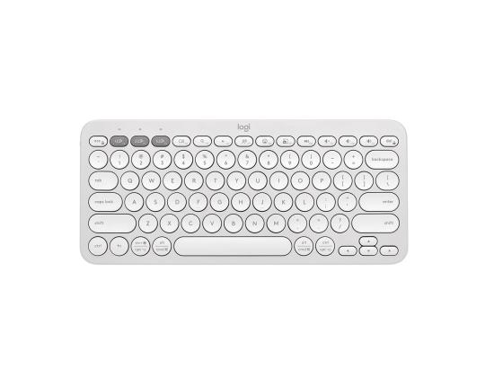 Logitech Pebble Keys 2 K380s, USA, valkoinen - Langaton näppäimistö
