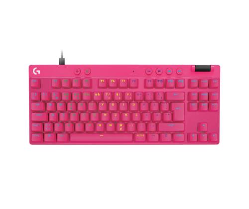 Logitech Pro X TKL Rapid, SWE, vaaleanpunainen - Näppäimistö - Näppäimistö