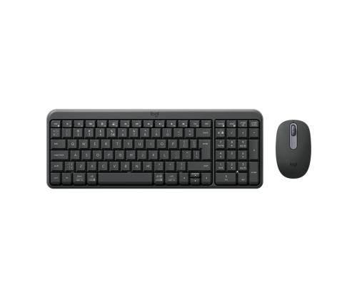 Logitech MK250 Compact, Bluetooth, US, musta - Langaton työpöytälaite