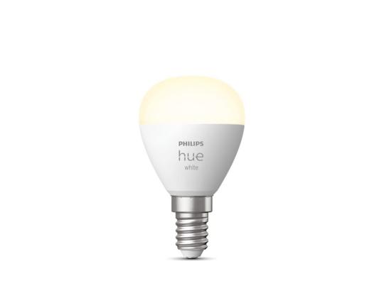 Philips Hue White Luster, kiiltävä, P45, E14, valkoinen - Älykäs valo