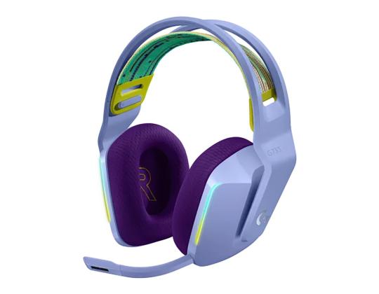 Logitech G733 LIGHTSPEED Wireless RGB, violetti - Langattomat kuulokkeet