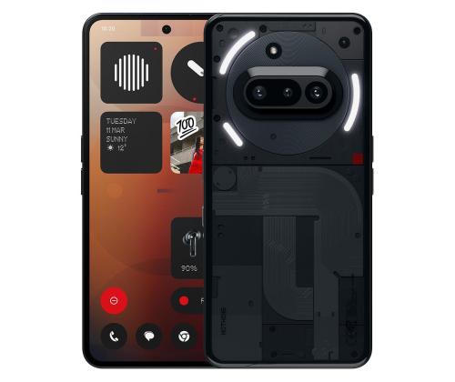 Nothing Phone (3a), 8 GB, 128 GB, musta - Älypuhelimet