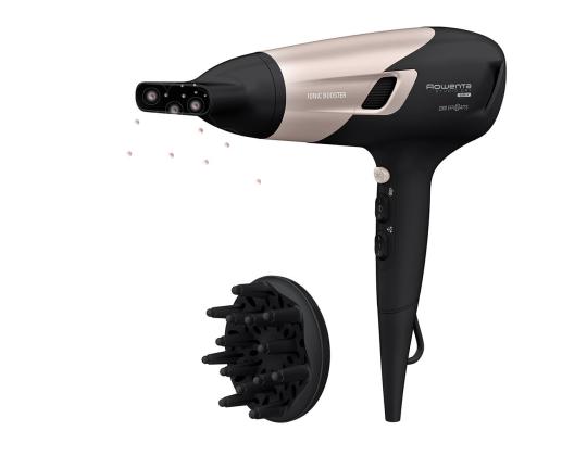 Rowenta Studio Dry Glow, 2100 W, must/roosa - Föön