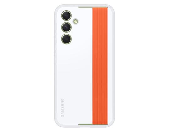 Samsung Silicone Haze Grip Case, Galaxy A54, valkoinen - kotelo