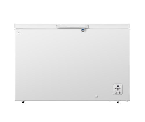 Hisense, 372 L, leveys 124,3 cm, valkoinen - Pakastelokero