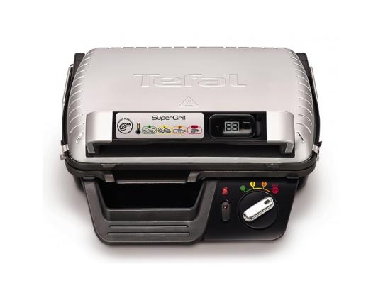 Tefal Supergrill, 2000 W, ruostumaton teräs - Pöytägrilli