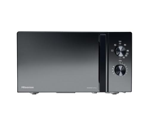 Hisense, 20 L, 700 W, peili/musta - Mikroaaltouuni
