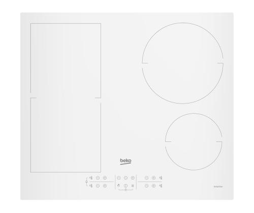 Beko, leveys 58 cm, valkoinen - Integroitu induktiokeittotaso