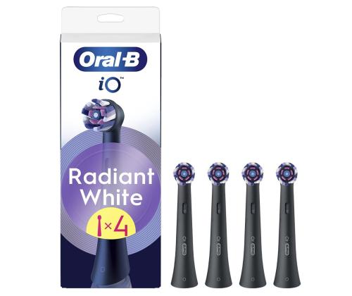 Braun Oral-B Radiant White, 4 kpl, musta - Ylimääräiset harjatuotteet
