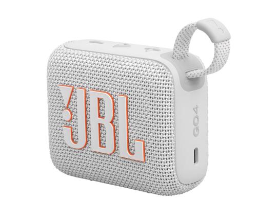 JBL GO 4, valkoinen - Kannettava langaton kaiutin