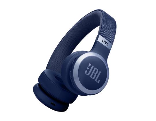 JBL Live 670NC, mukautuva melunvaimennus, sininen - langattomat korvakuulokkeet