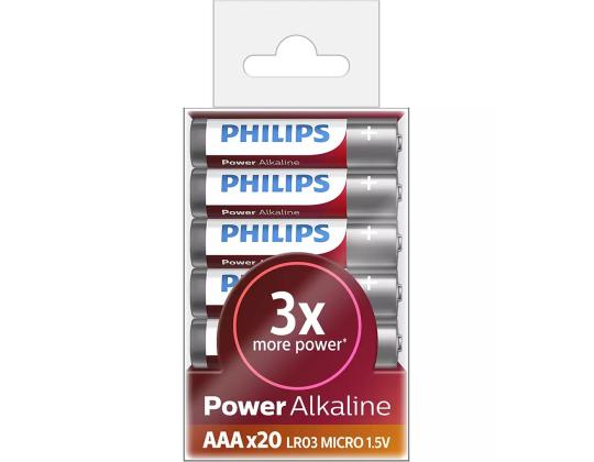 Paristot PHILIPS LR03P AAA Power Alkaline (20 kpl)