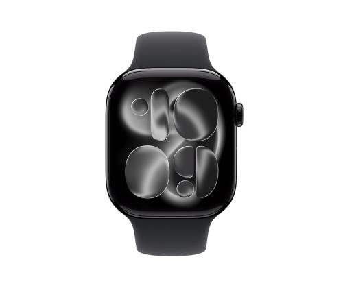 Apple Watch 11, 42 mm, GPS + matkapuhelinverkko, M/L, musta - Älykello