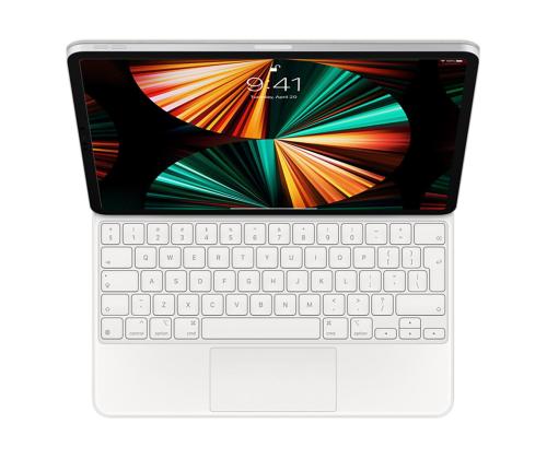 Apple Magic Keyboard, iPad Pro 12,9" (3.-5. sukupolvi), SWE, valkoinen - Näppäimistö
