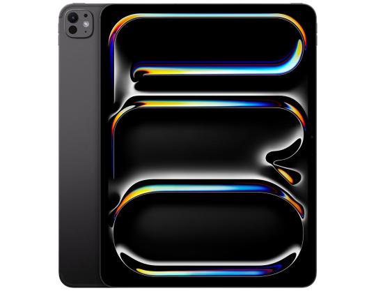 Apple iPad Pro 13", M4 (2024), 256 Gt, kiiltävä, Wi-Fi + 5G, musta - Tabletti