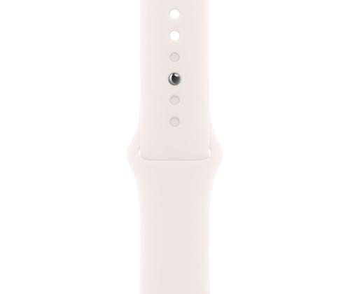 Apple Sport Band, 42 mm, S/M, vaaleanpunainen - Kellohihna
