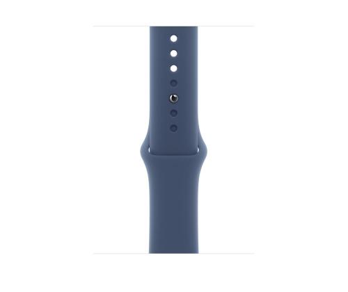 Apple Sport Band, 46 mm, M/L, tummansininen - Kellohihna