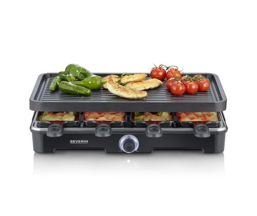 Severin, 1400 W, musta - Raclette grilli