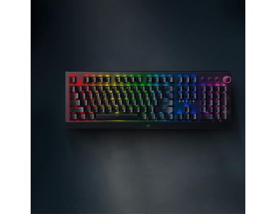 Razer BlackWidow V3 Pro keltainen kytkin, SWE, must - Juhtmevaba klaviatuur