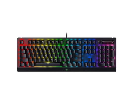 Razer BlackWidow V4 X, vihreä kytkin, mekaaninen, SWE, musta - näppäimistö