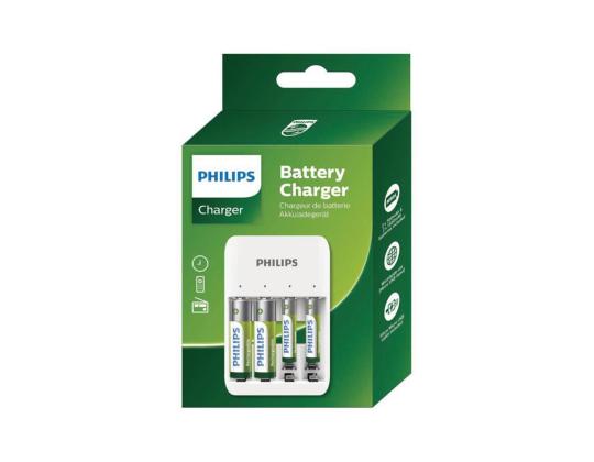 Philips SCB4013NB, valkoinen - Akkulaturi