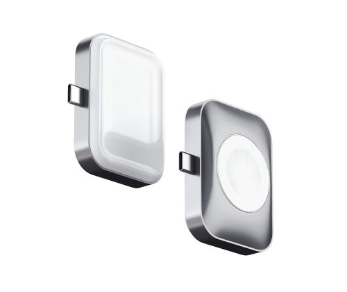 Satechi Kaksipuolinen 2-in-1 USB-C-laturi Apple Watchille ja Airpodsille - Laturi - Laturi