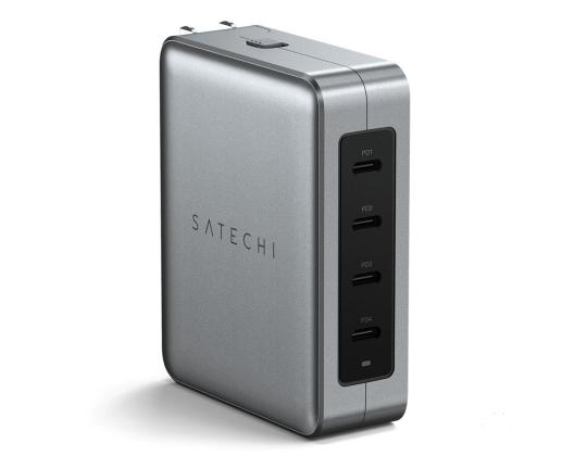 Satechi matkalaturi, 145 W, USB-C, harmaa - Virtalähde