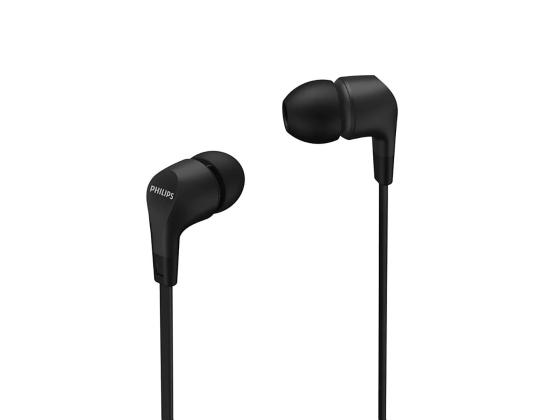 Philips TAE1105BK, 3,5 mm, musta - langalliset in-ear kuulokkeet