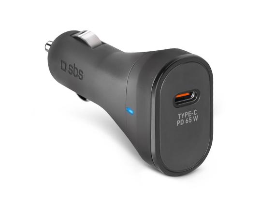 SBS, USB-C, 65 W, musta - Autolaturi