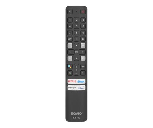 Savio RC-15, TCL TV, musta - TV:n vaihtokonsoli -