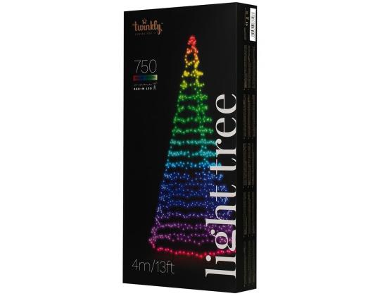 Twinkly Light Tree 3D, 750 LED, IP44, 4 m, musta - Älykäs joulukuusi