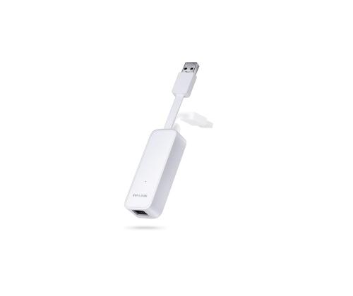 TP-Link UE300, USB 3.0 -> Ethernet, valkoinen - Verkkosovitin